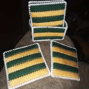 Set of 4 coaster with holder